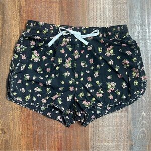 Aeropostale | Women’s Floral Black Running Shorts | Size Small